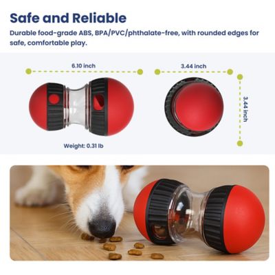 Image showing  Dual Sphere Treat-Dispensing Rolling Dog Toy