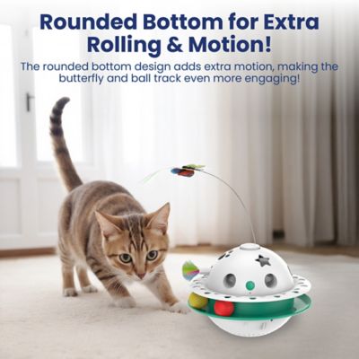 Image showing  Triple Chase Tumbling Interactive Cat Toy with Catnip Ball