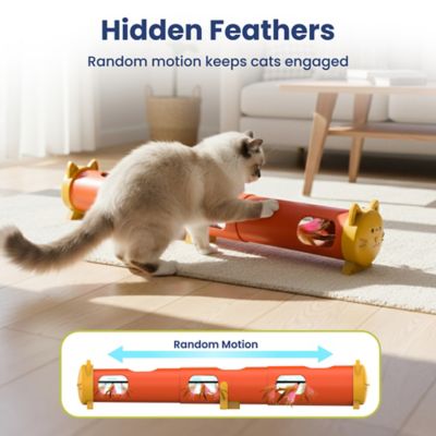 Image showing  Electric Feather Teaser-Tube Cat Toy