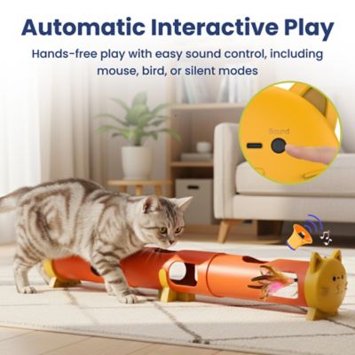 Image showing  Electric Feather Teaser-Tube Cat Toy