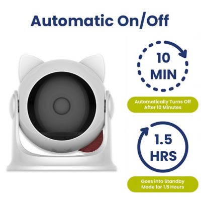 Image showing  Suction Cup Cat Laser Toy, White