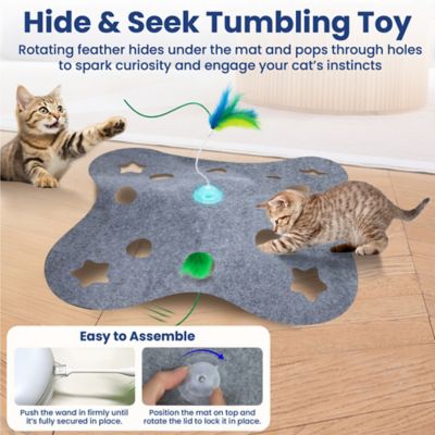 Image showing 5 th PawsPik Tumbling 3-in-1 Hide & Seek Cat Toy