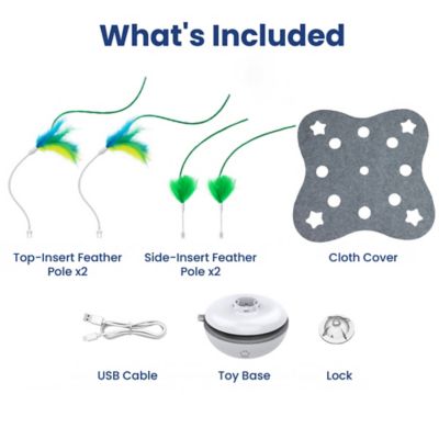 Image showing 6 th PawsPik Tumbling 3-in-1 Hide & Seek Cat Toy