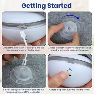 Image showing 7 th PawsPik Tumbling 3-in-1 Hide & Seek Cat Toy