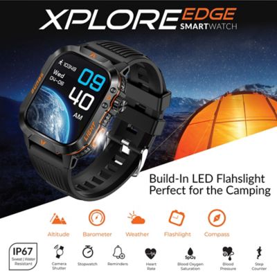 Image showing  XPLORE EDGE Bluetooth Smart Watch with Heart Rate Monitoring