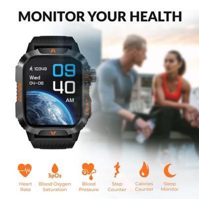 Image showing  XPLORE EDGE Bluetooth Smart Watch with Heart Rate Monitoring