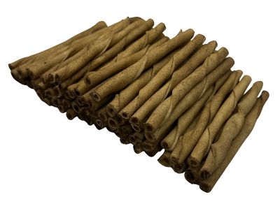 The Treat Shack Twists 5-in Peanut Butter Flavor Rawhide Dog Chew Treats, 50 ct.