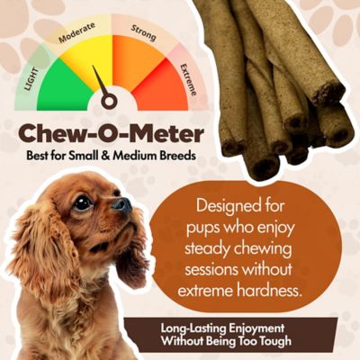 Image showing  Twists 5-in Peanut Butter Flavor Rawhide Dog Chew Treats, 50 ct.