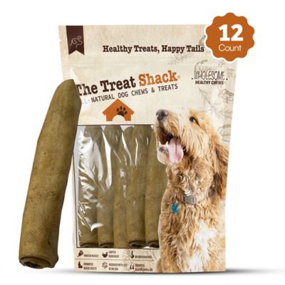 Image showing  Retriever Rolls 7 to 8-in Peanut Butter Flavor Rawhide Dog Chew Treats, 12 ct.