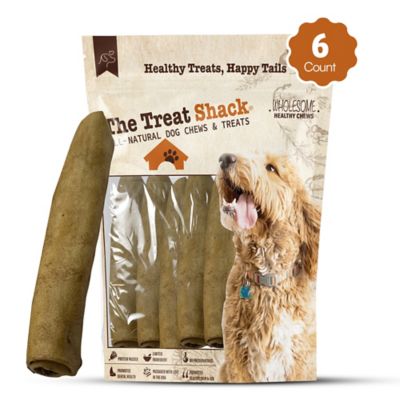Image showing  Retriever Rolls 7 to 8-in Peanut Butter Flavor Rawhide Dog Chew Treats, 6 ct.