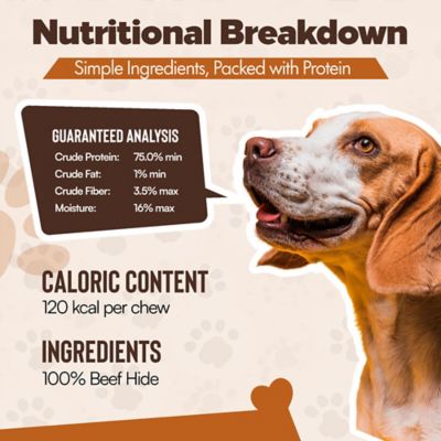 Image showing  Knotted 4 to 5-in. Beef Flavor Rawhide Bone Dog Treats, 10 ct.