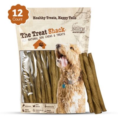 Image showing  Twists 5-in Peanut Butter Flavor Rawhide Dog Chew Treats, 12 ct.