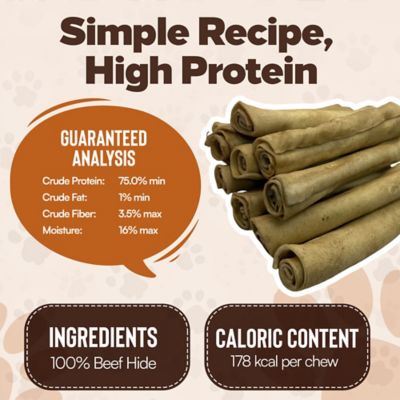 Image showing  Retriever Rolls 7 to 8-in Chicken Flavor Rawhide Dog Chew Treats, 24 ct.