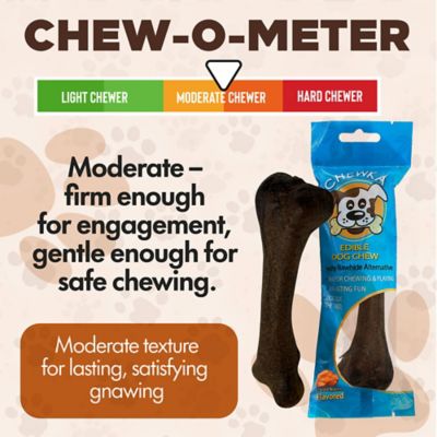Image showing  Chewka Chicken Flavored Plant-Forward Fully Digestible Dog Chew Bone, Medium, 1 CT