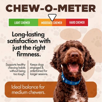Image showing  Chewka Cheese Flavored Plant-Forward Fully Digestible Dog Chew Bone, Medium, 3 CT