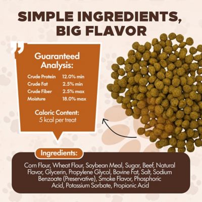 Image showing  Chewka Real Meat Peanut Butter Flavor Training Bites Dog Treats, 20-oz. Bag