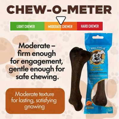 Image showing  Chewka Chicken Flavored Plant-Forward Fully Digestible Dog Chew Bone, Medium, 3 CT