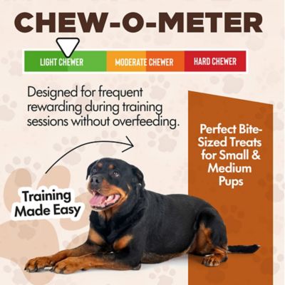 Image showing  Chewka Real Meat Bacon Flavor Training Bites Dog Treats, 4.5-oz. Bag