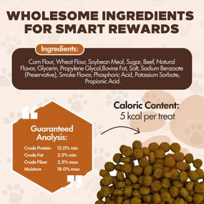 Image showing  Chewka Real Meat Bacon Flavor Training Bites Dog Treats, 4.5-oz. Bag