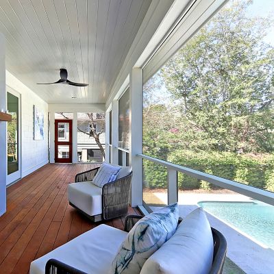 Image showing  Original Porch Screening System, 3.5 in Gray Cap
