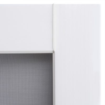 Image showing 5 th Screen Tight Solid Vinyl Screen Door 36 in. With Medium Size Pet Door