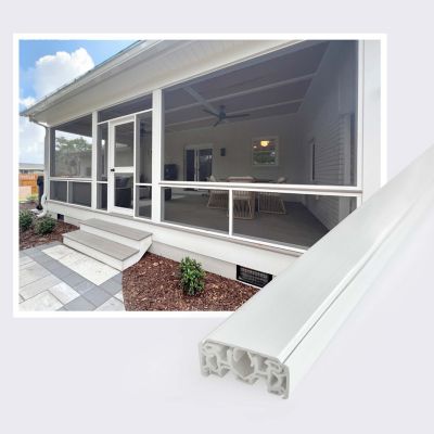 Image showing  MultiTrack Porch Screening System, White Cap