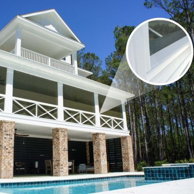 Image showing 5 th Screen Tight MultiTrack Porch Screening System, White System