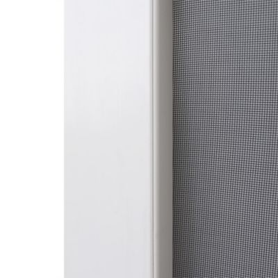 Image showing  Solid Vinyl Screen Door 32 in. With Medium Size Pet Door
