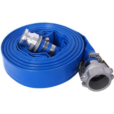Image showing 5 th Progreen 1.5 in. x 50 ft. Water Discharge Hose with Fittings