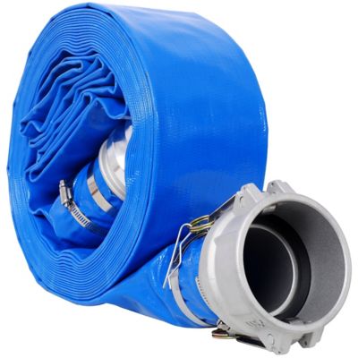 Image showing  4 in. x 100 ft. Water Discharge Hose with Fittings