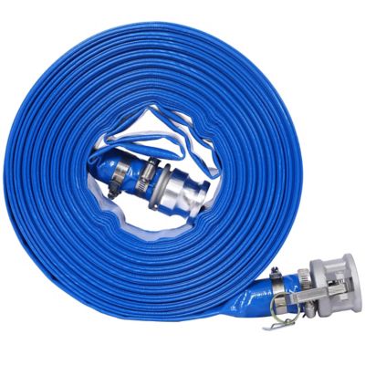Image showing  2 in. x 100 ft. Water Discharge Hose with Fittings