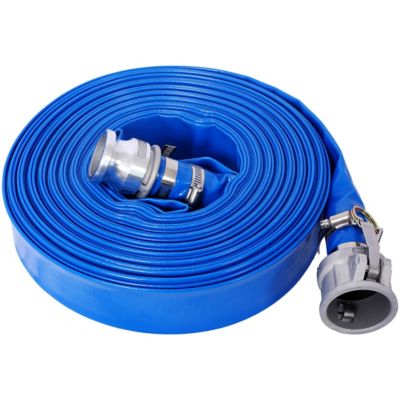 Image showing 5 th Progreen 2 in. x 100 ft. Water Discharge Hose with Fittings