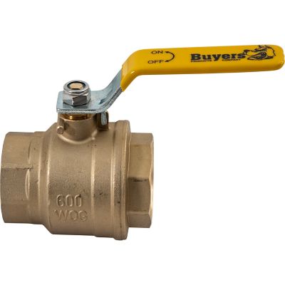 Image showing 6 th Buyers Products 2 in. Brass Body Ball Valve