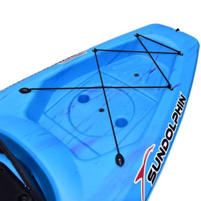 Image showing 5 th Sun Dolphin Breeze 10, Sit-on Recreational Kayak with Paddle, Ocean Swirl