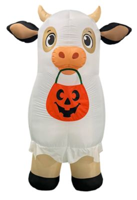 Gemmy 8 ft. Airblown Ghost Cow