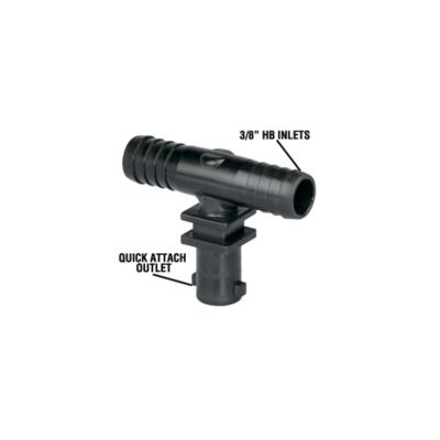 Image showing  3/8 in. Polypropylene Tee Nozzle Body