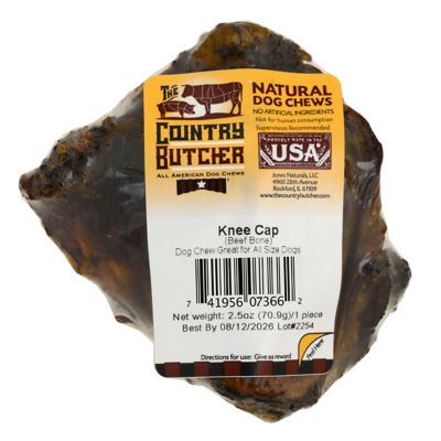 The Country Butcher Smoked Beef Knee Cap Dog Chew