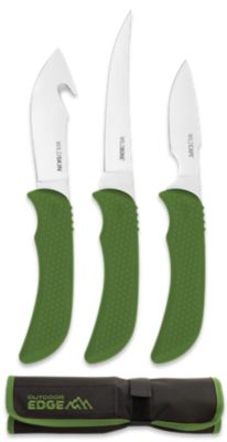 Outdoor Edge WildLite Roll Pack- 3 pc. Game Processing Set