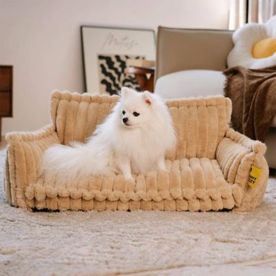 Image showing  Washable Fluffy Dog Sofa Bed