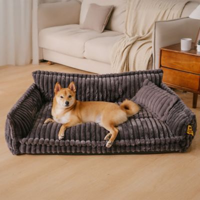 Image showing  Washable Fluffy Dog Sofa Bed