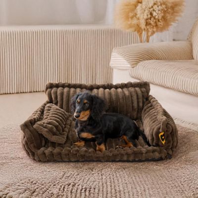Image showing 3 th FunnyFuzzy Washable Fluffy Dog Sofa Bed