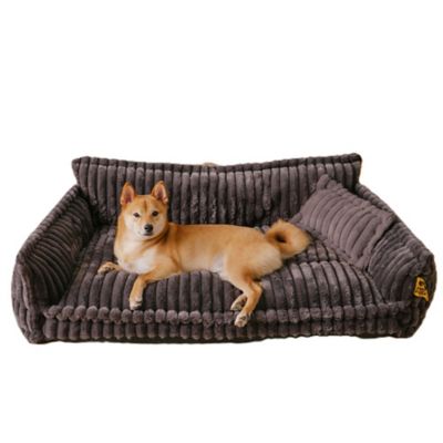 Image showing 0 th FunnyFuzzy Washable Fluffy Dog Sofa Bed
