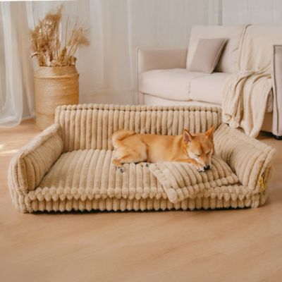 Image showing 2 th FunnyFuzzy Washable Fluffy Dog Sofa Bed