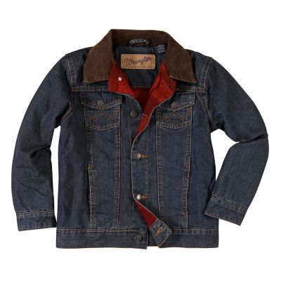 Wrangler Boy's Blanket Lined Denim Jacket