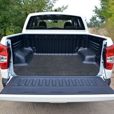 Image showing 6 th Ackland 48 in. x 72 in. Heavy-Duty Black Rubber Utility Mat - 0.75 in. Thick, Slip-Resistant for Stalls, Trailers, Gyms & More