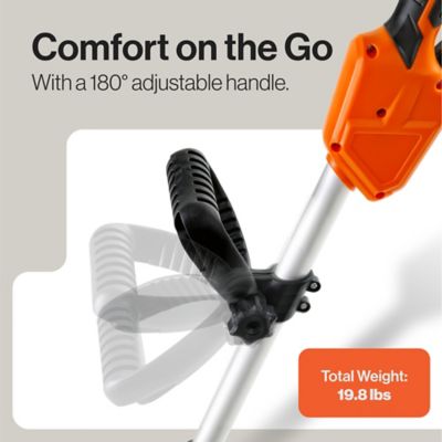 Image showing  Electric Snow Blower Adjustable Angle 17 in Clearing Width 5.7 in. Intake Height, 48V 2Ah Battery