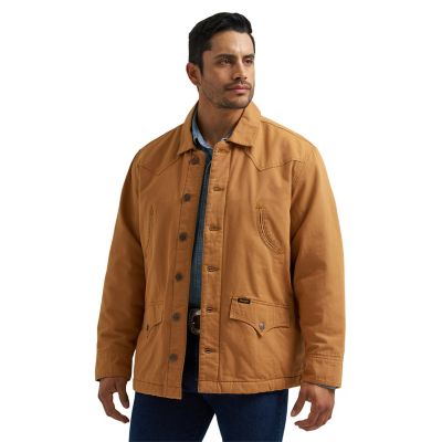 Wrangler Men's Flannel Lined Barn Coat