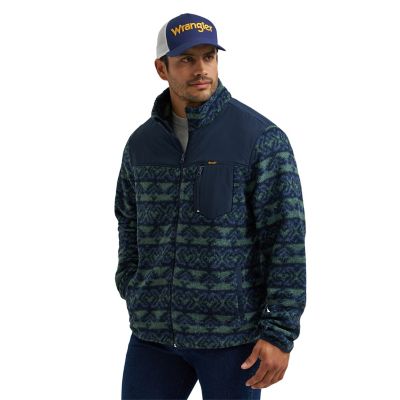 Wrangler Men's Hay Away Full Zip Sherpa Jacket