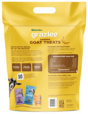 Image showing  Grazlee Goat Treats, Banana, 3 lb. Bag