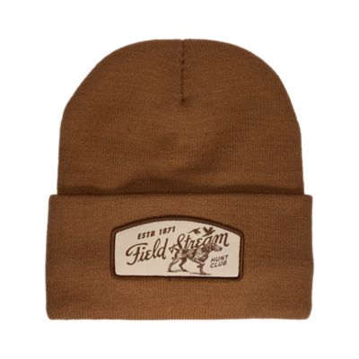 Field & Stream Unisex Adult Insulated Pointer Cuffed Knit Beanie, Brown